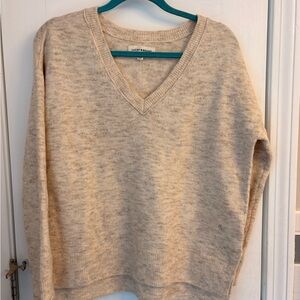Lucky Brand V-Neck Sweater in Cream
